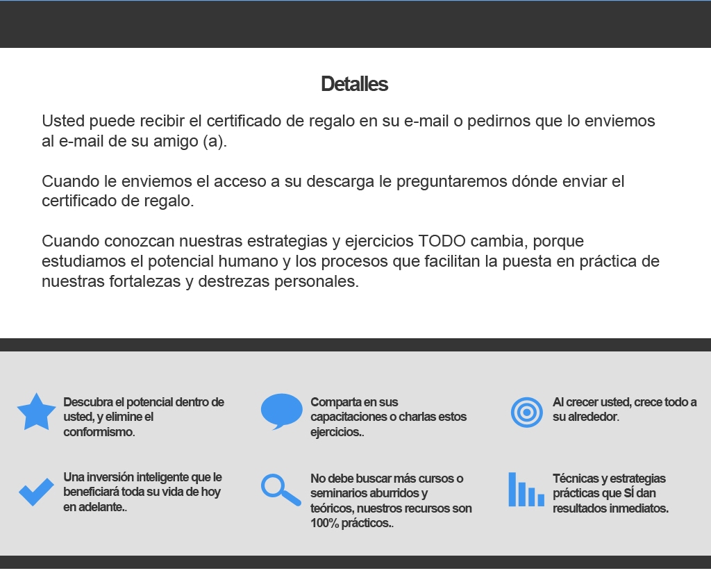 Regalo psicología potencial humano